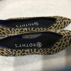 Rothy’s flats leopard